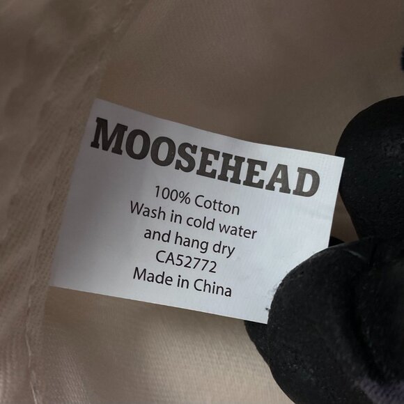 NWT Moosehead Light Beer Snapback Hat Cap Adjustable White Blue Lager Cotton - Picture 8 of 8